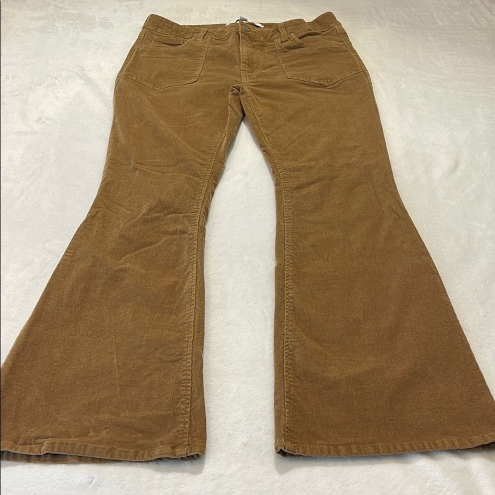 CELEBRITY PINK SIZE 15/32 Women's Brown Corduroy Flare Jeans